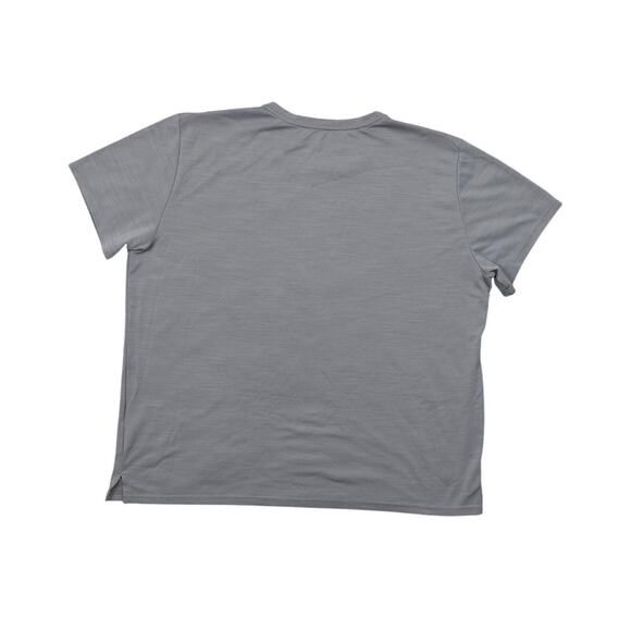 Nike Men's Gray Polyester T-Shirt 2XL, Preowned Gym run - Picture 2 of 6